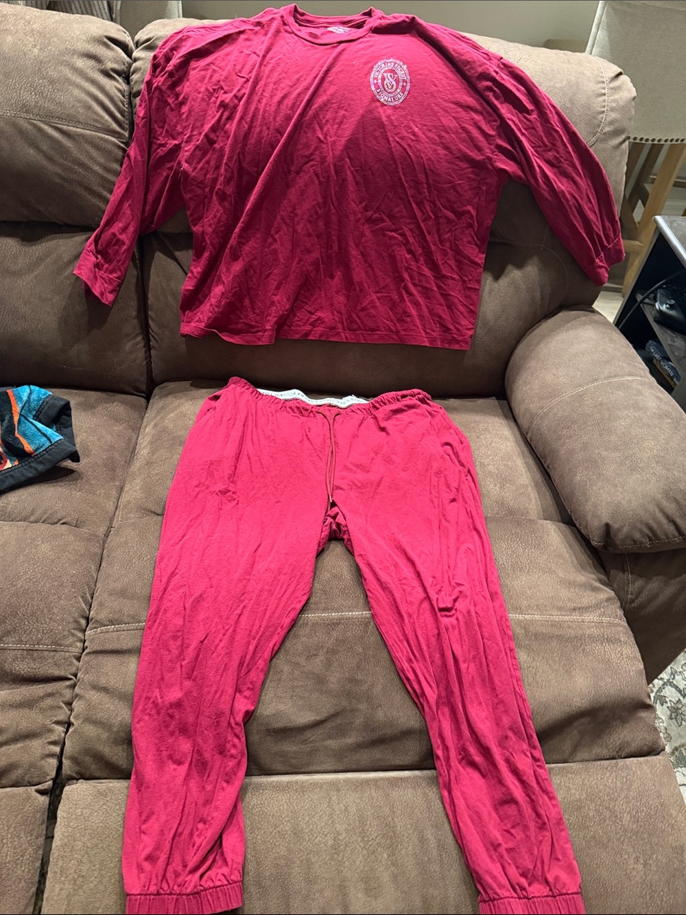 Victoria's Secret Hot Pink Logo Tee